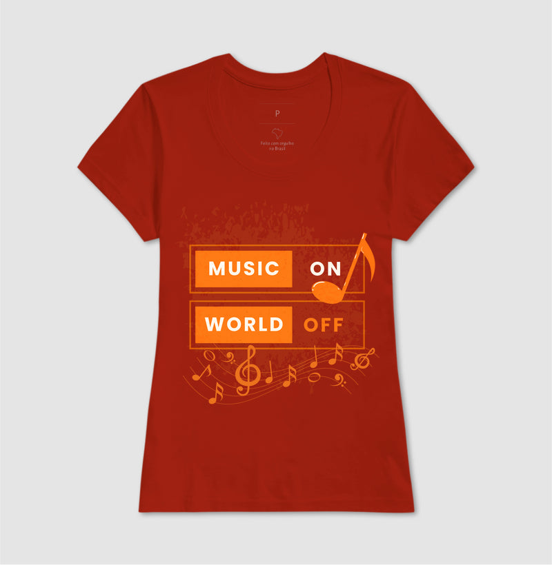 Camiseta Music On