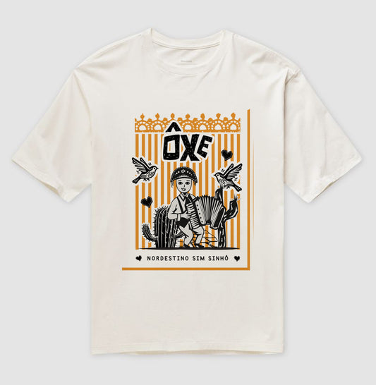 Camiseta Oversized Nordestino Sim Senhor