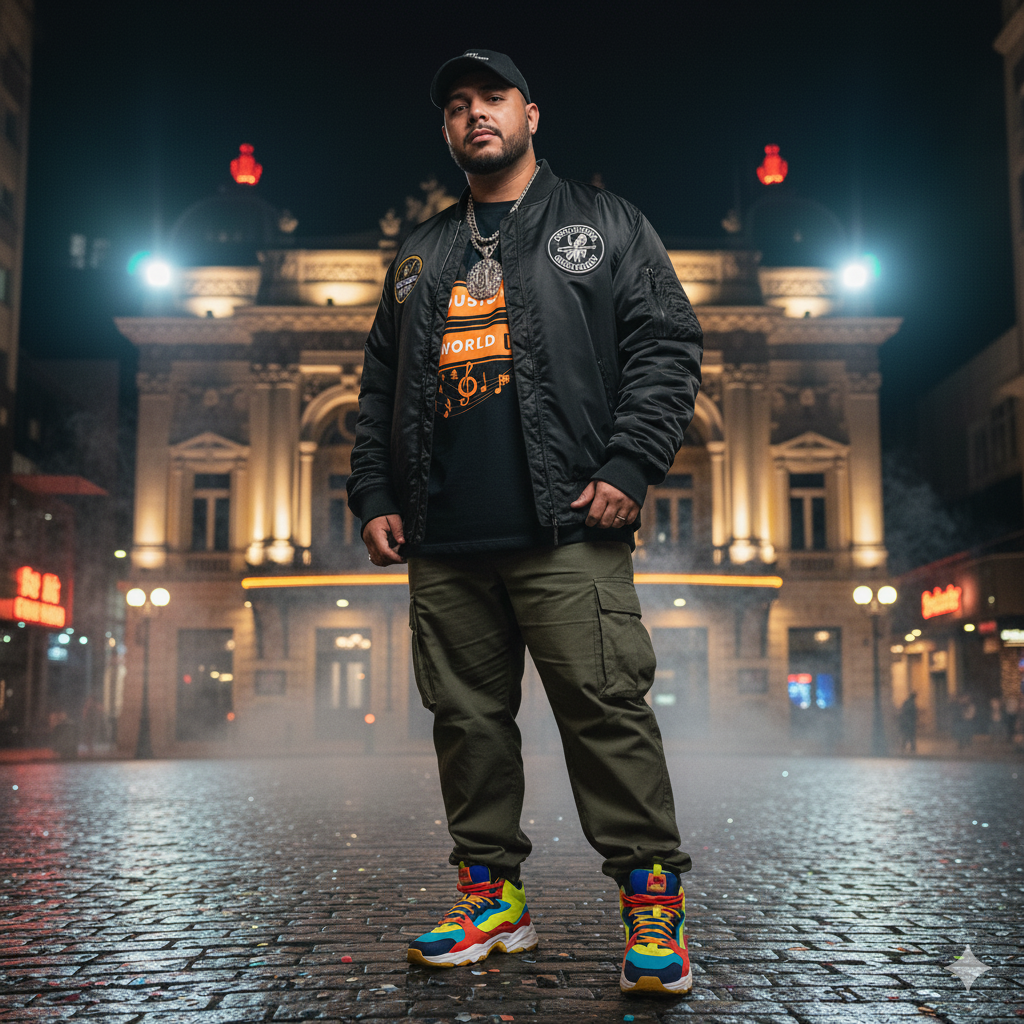 Camiseta Oversized Music On