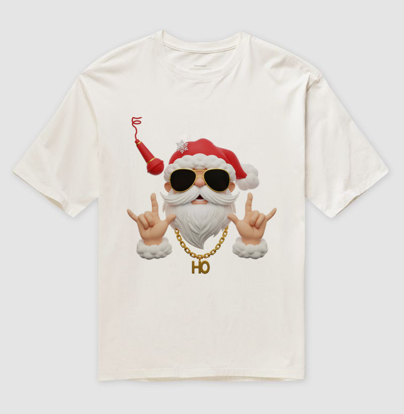 Camiseta Oversized Unissex Noel Hip Hop