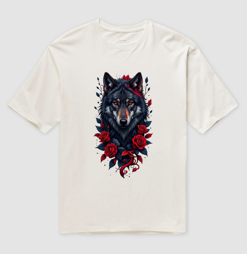 Camiseta Wolf Oversized
