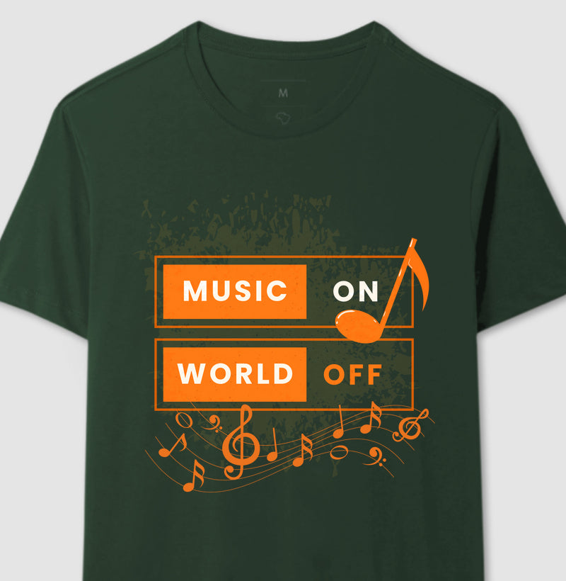 Camiseta Music On