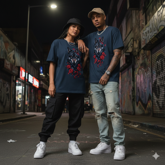 Camiseta Wolf Oversized