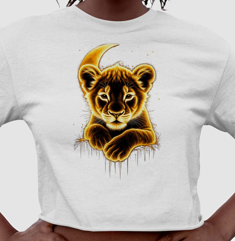 Cropped Unissex Lion