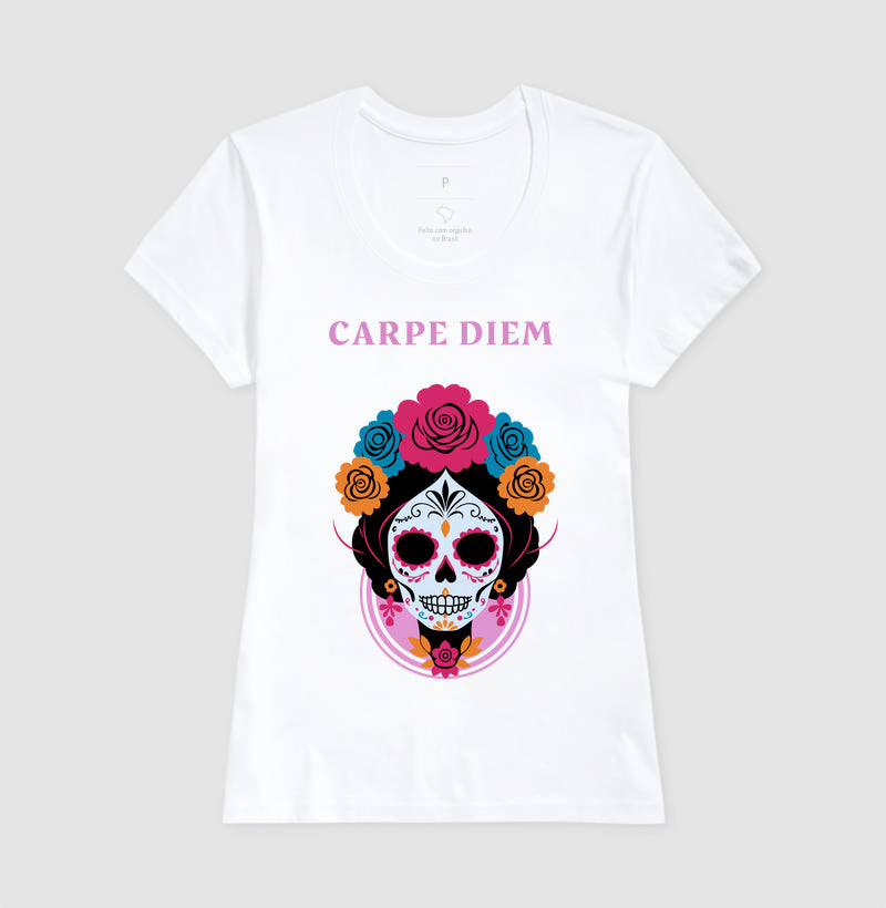 Camiseta Catrina Carpe Diem