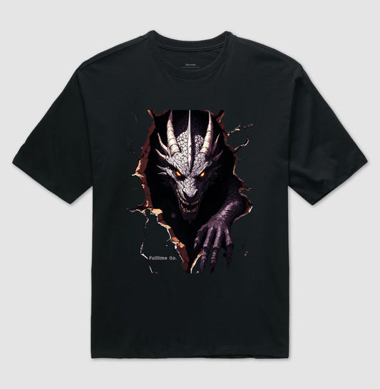 Camiseta Oversize  Dragon Full Time Co.